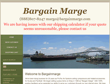 Tablet Screenshot of bargainmarge.com